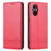 AZNS Magnetic Calf Texture Flip Leather Phone Case